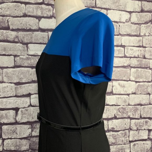 Liz Claiborne Short Sleeve Belted Dress Size M - Picture 6 of 10